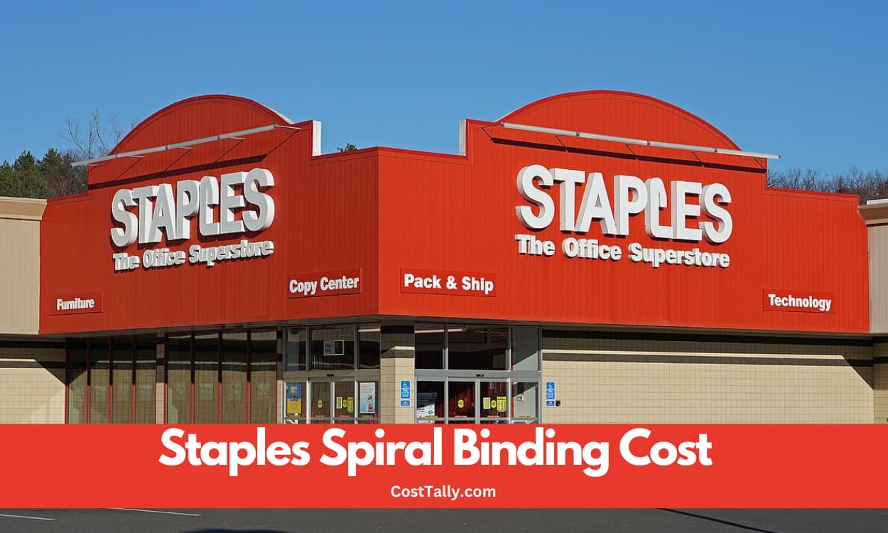 Staples Spiral Binding Cost